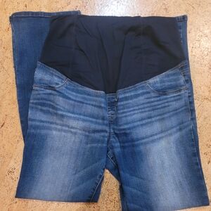 Isabel maternity jeans, color blue, bootcut